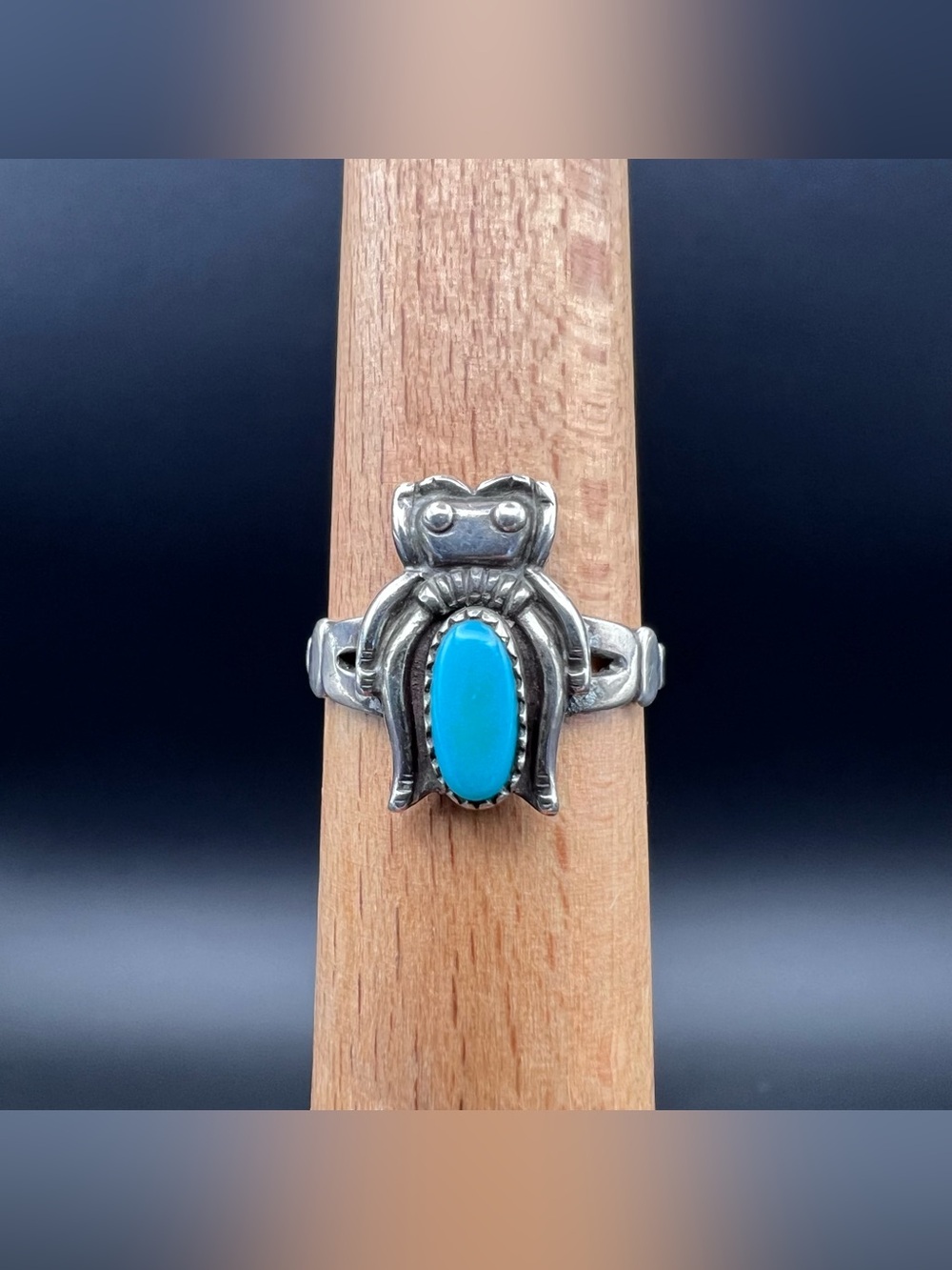 Sterling Silver Bell Trading Turquoise Ring